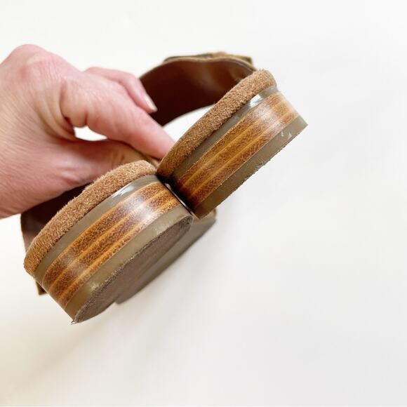 Coconuts by Matisse Tan Faux Suede Western Sandal - Picture 6 of 8